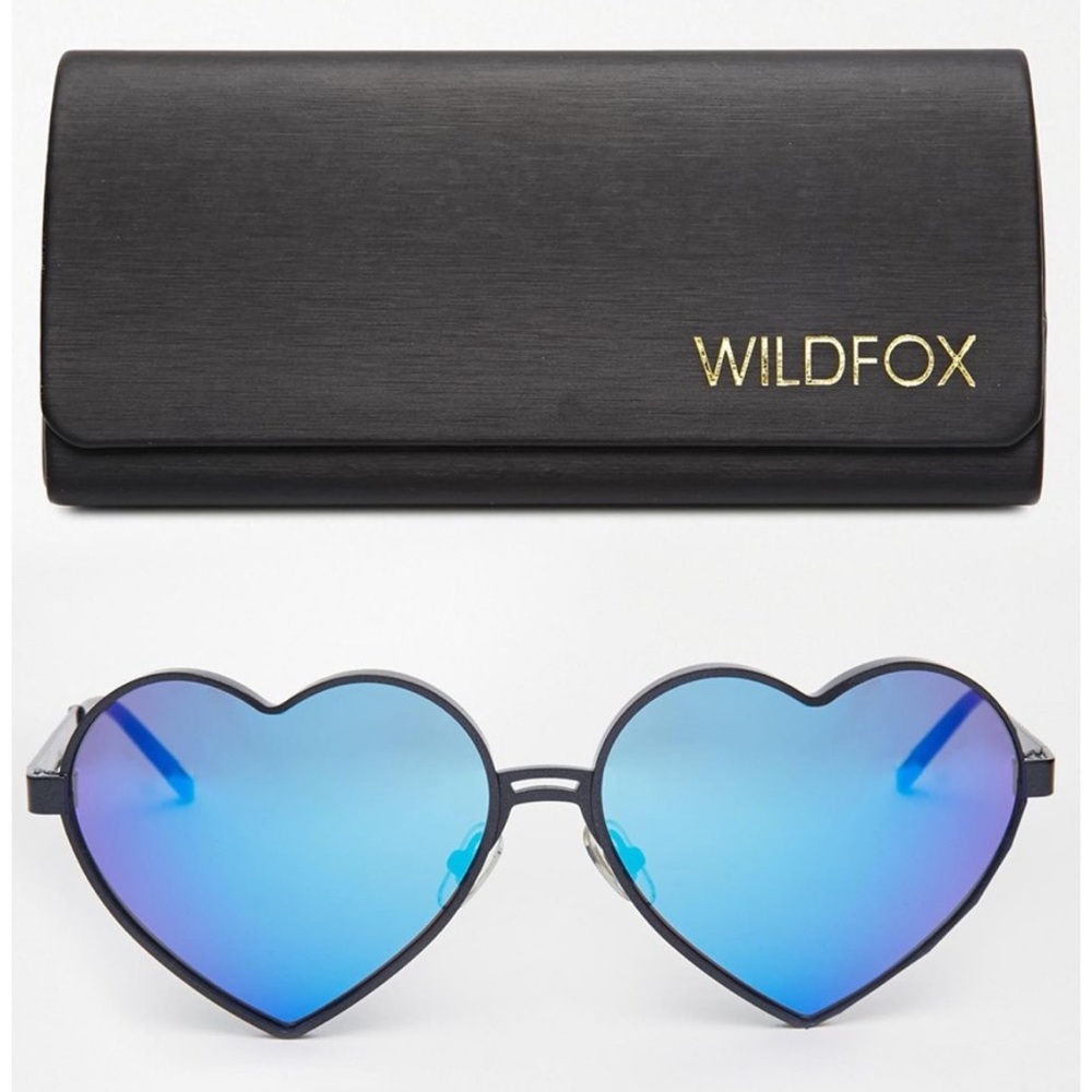 Wildfox Lolita Deluxe Heart Sunglasses